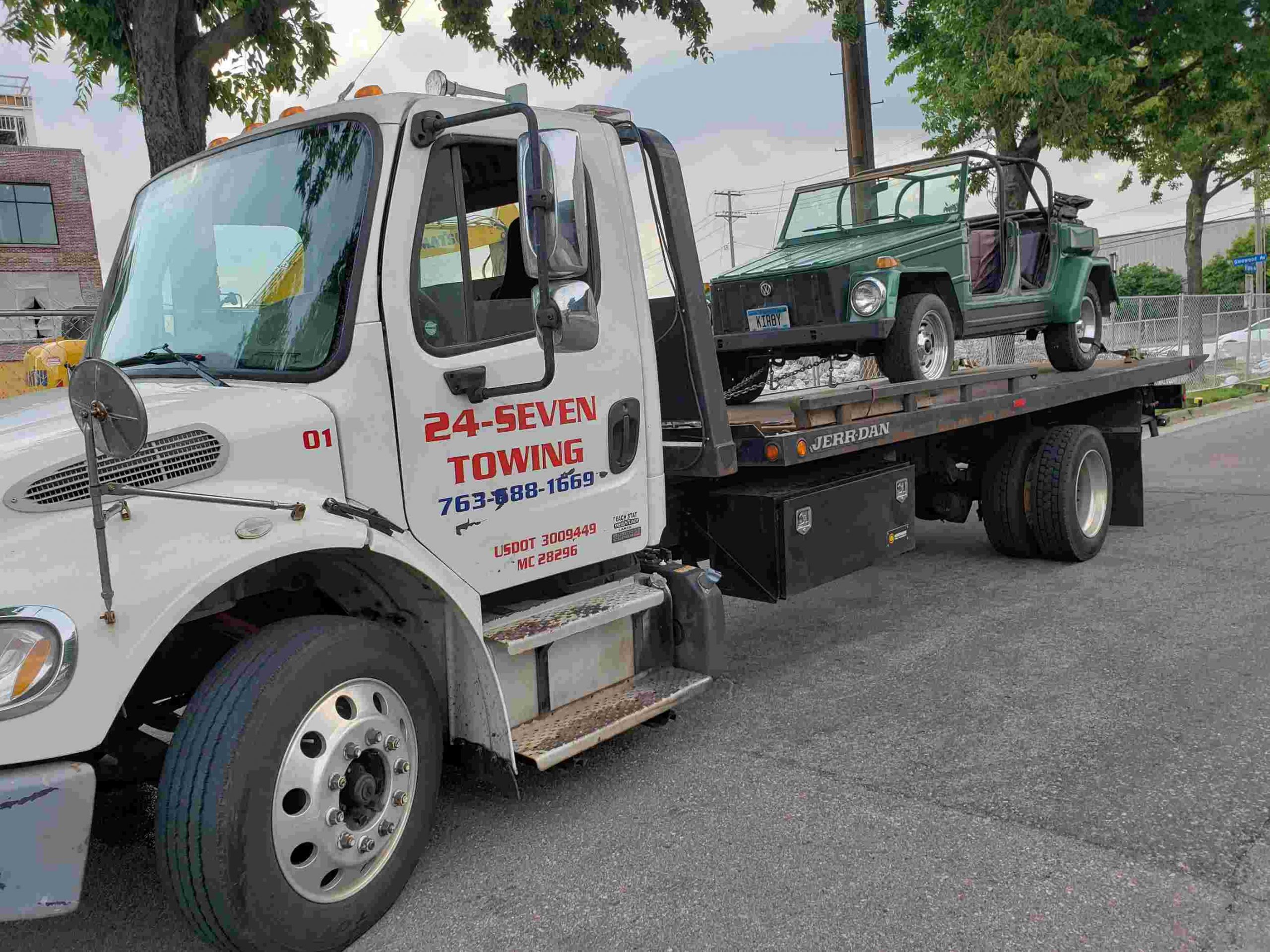 24-Seven Towing offers towing services and more